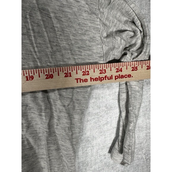 Paper Moon Women's Cold Shoulder Heather Gray Shirt Top Sz M/L See Measurements - Picture 4 of 5